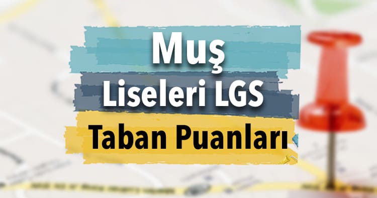 Muş Lise Taban Puanları Görseli